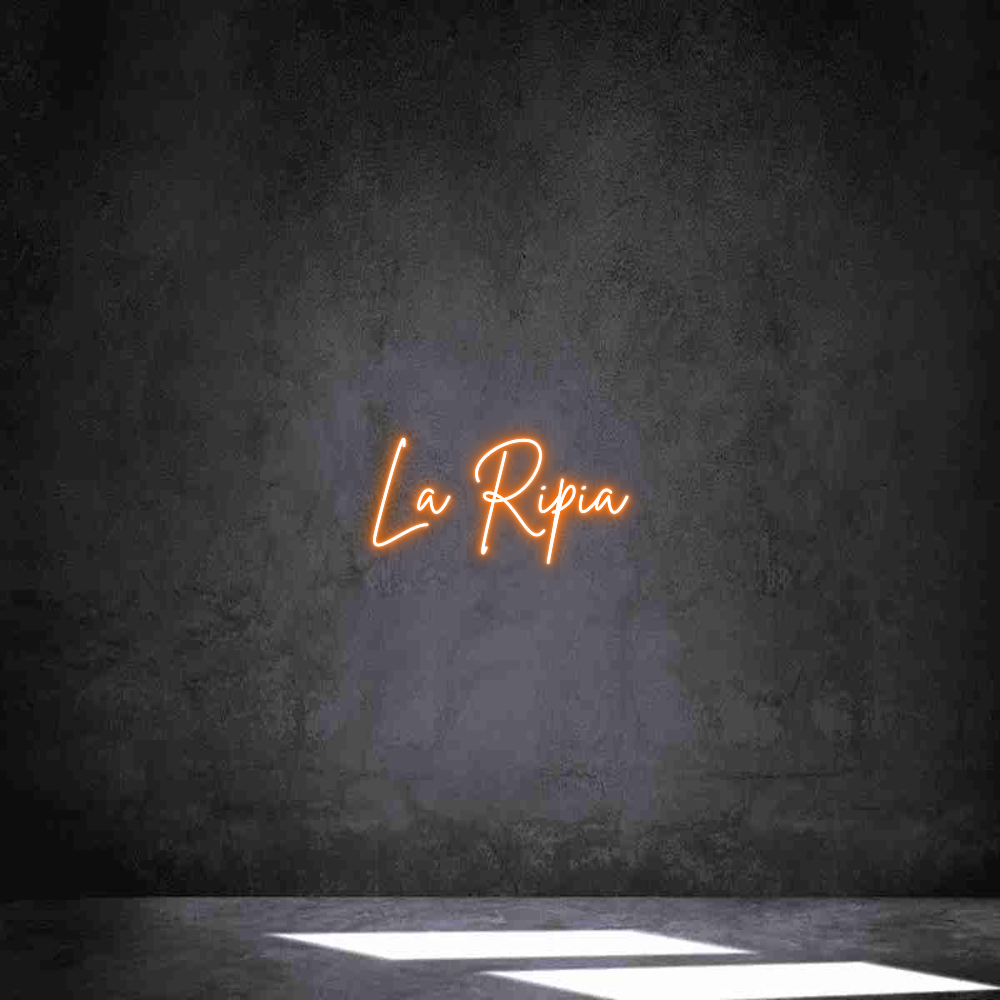 Neon personalizado: La Ripía