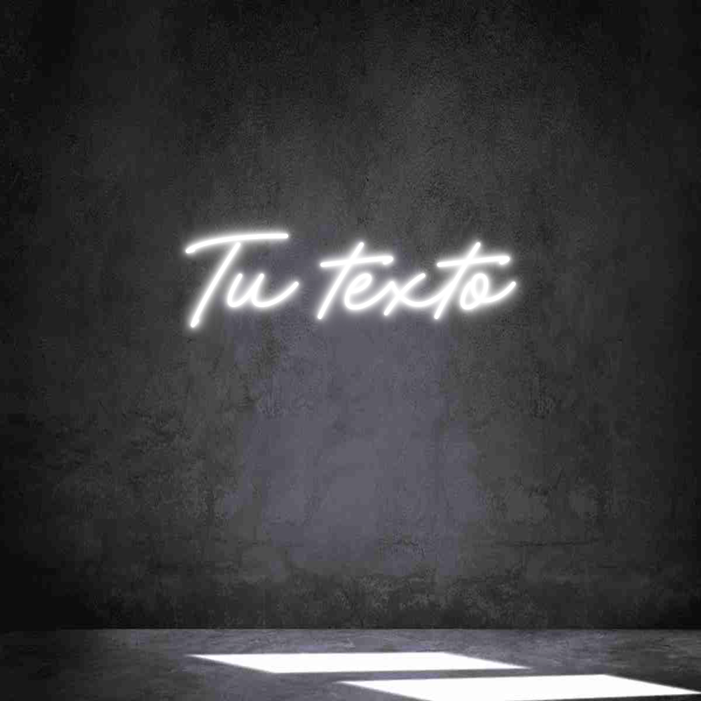 Neon personalizado: Tu texto