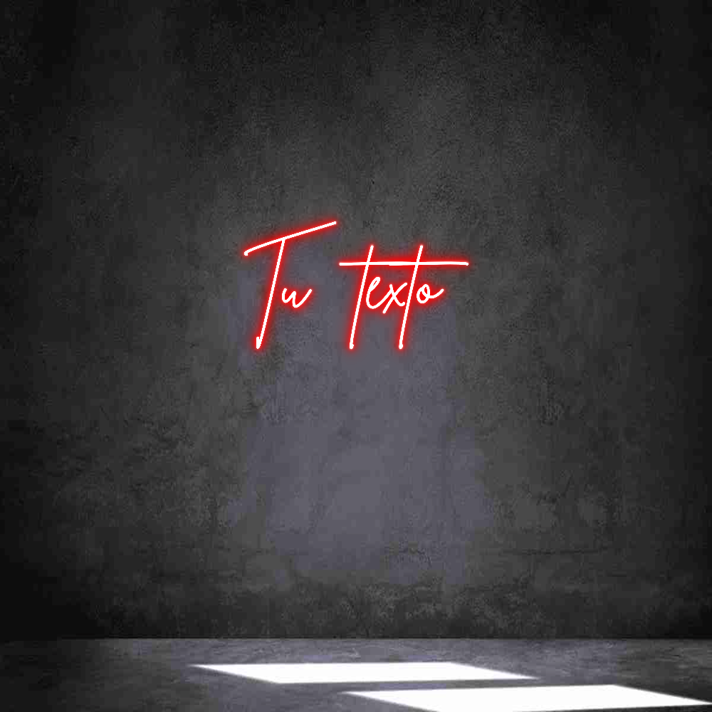 Neon personalizado: Tu texto