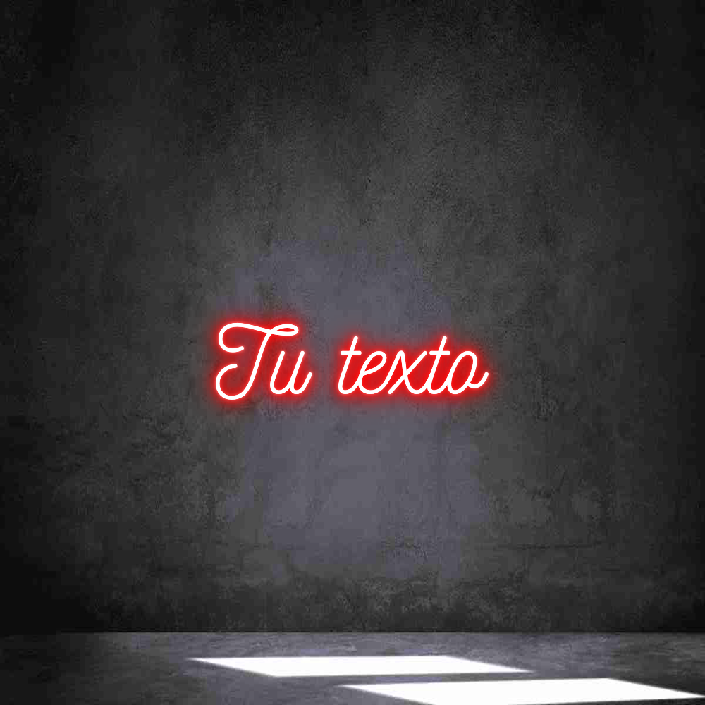 Neon personalizado: Tu texto
