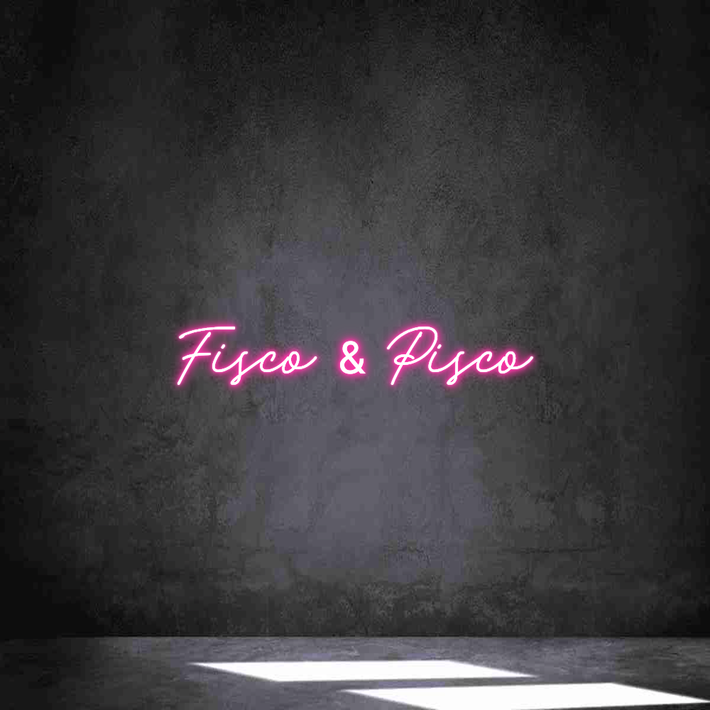 Neon personalizado: Fisco & Pisco