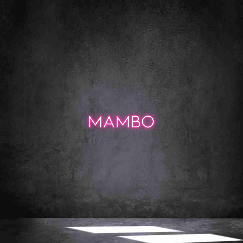 Neon personalizado: Mambo