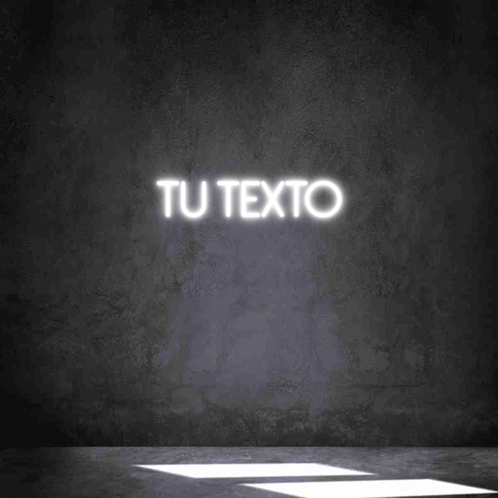 Neon personalizado: Tu texto