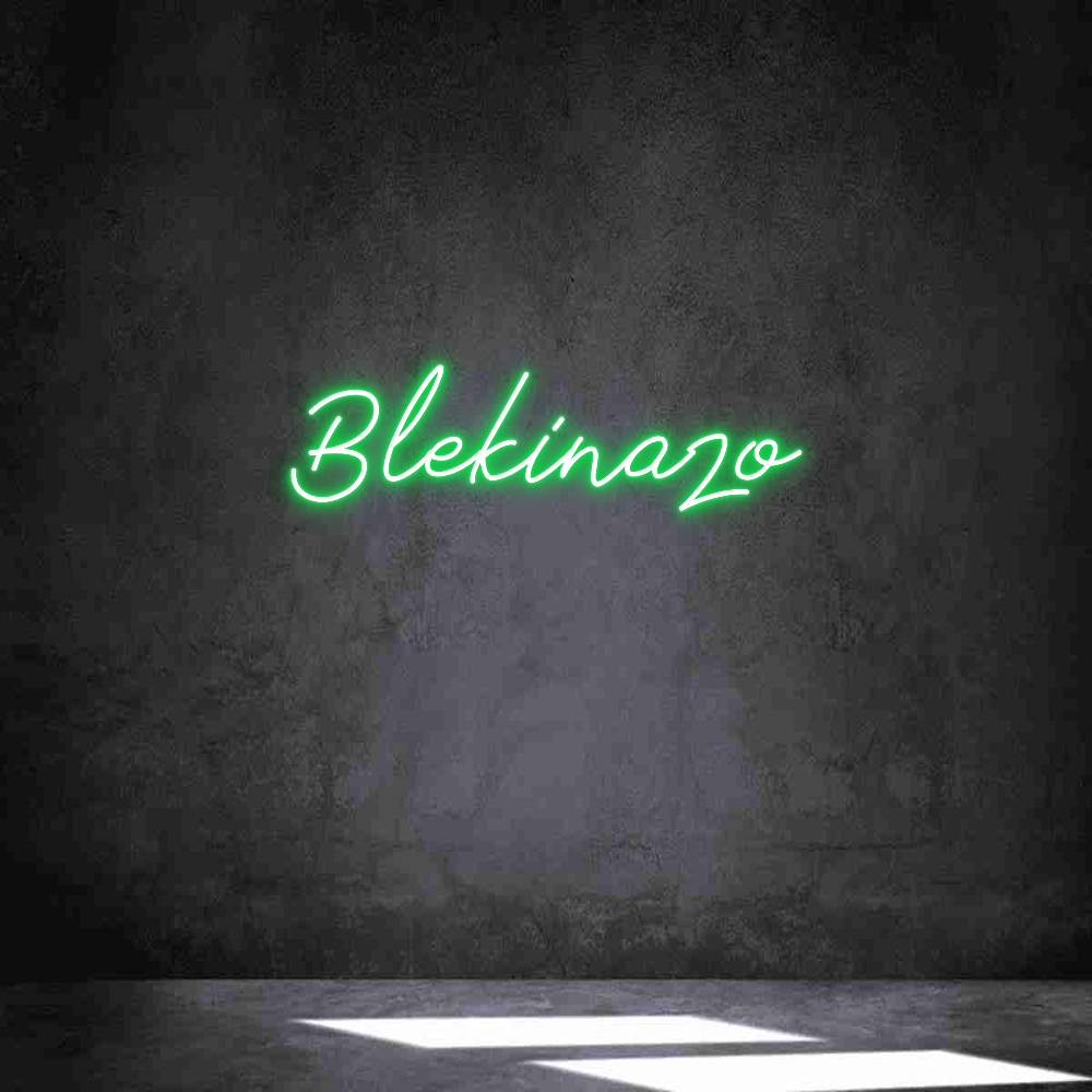 Neon personalizado: Blekinazo