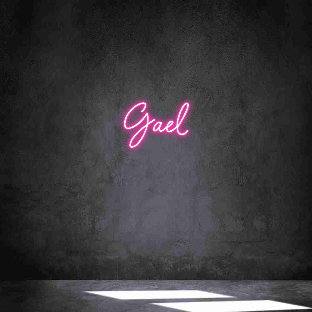 Neon personalizado: Gael
