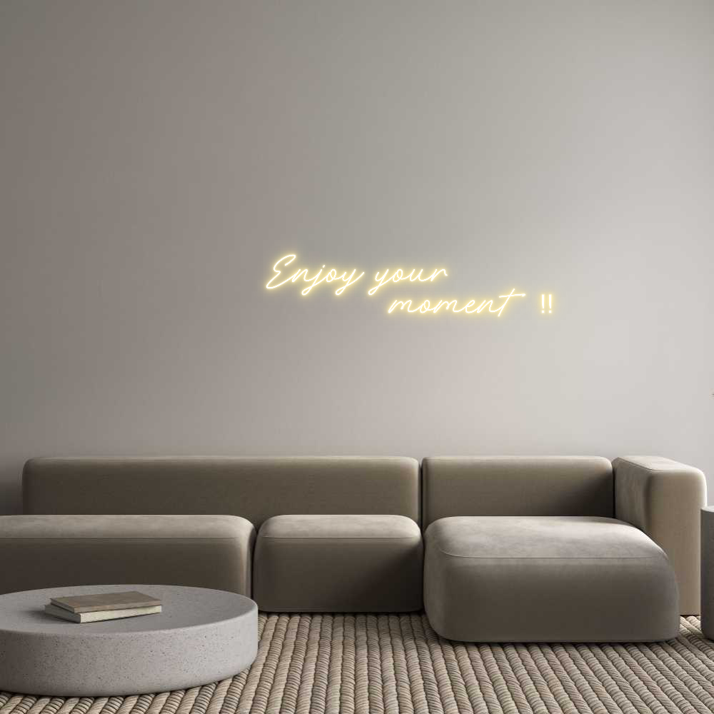 Neon personalizado: Enjoy your
 ...