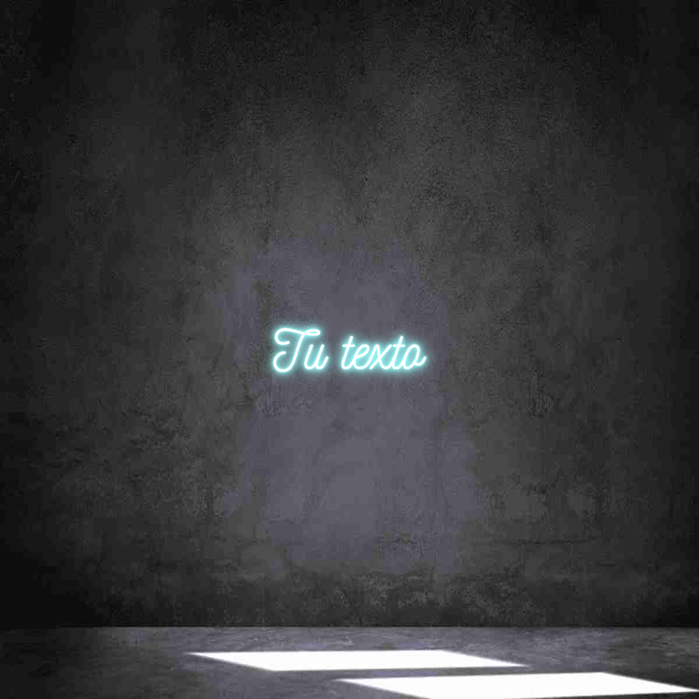Neon personalizado: Tu texto