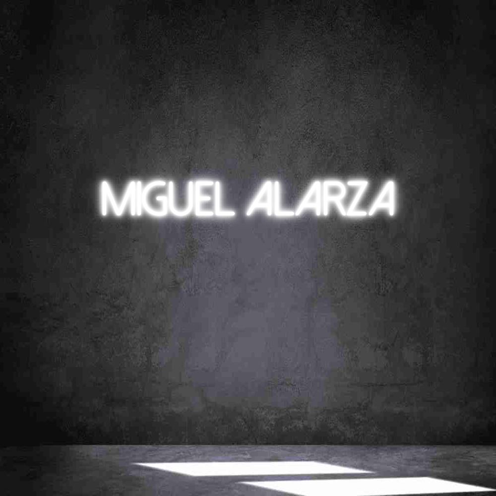 Neon personalizado: MIGUEL ALARZA