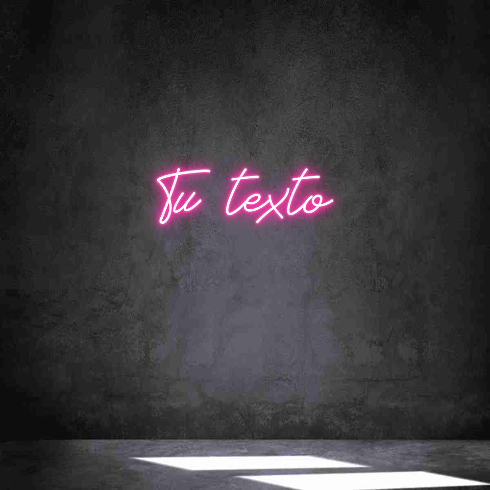 Neon personalizado: Tu texto