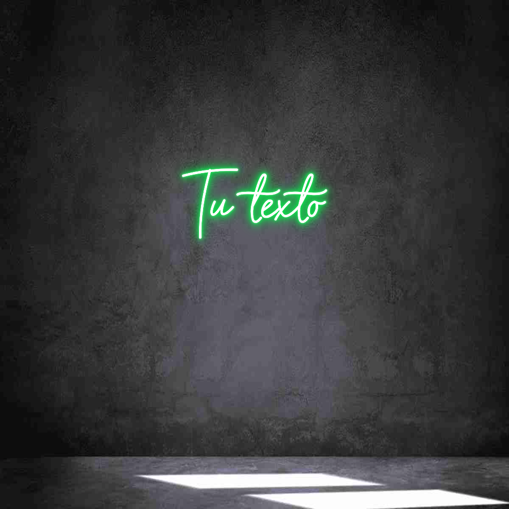 Neon personalizado: Tu texto