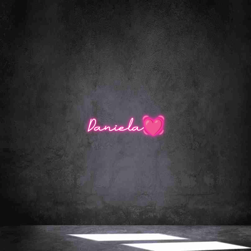 Neon personalizado: Daniela💓