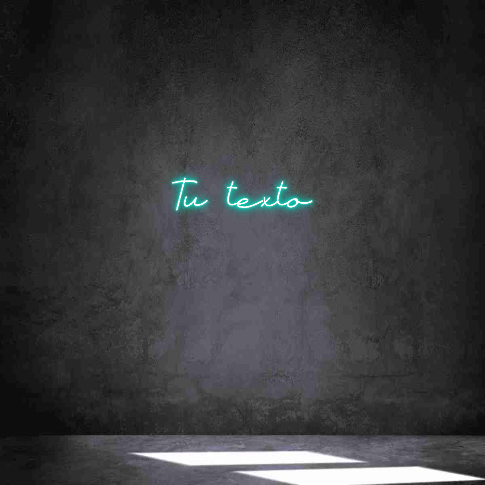 Neon personalizado: Tu texto