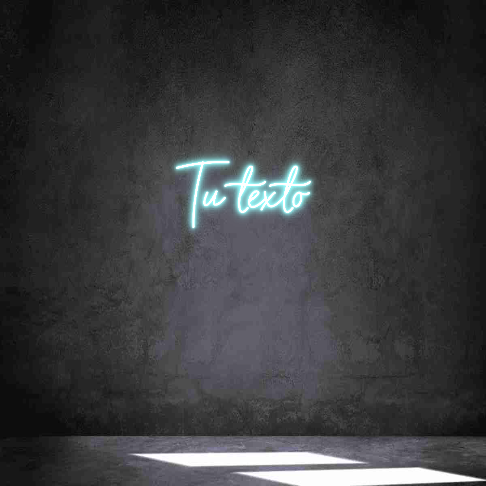 Neon personalizado: Tu texto