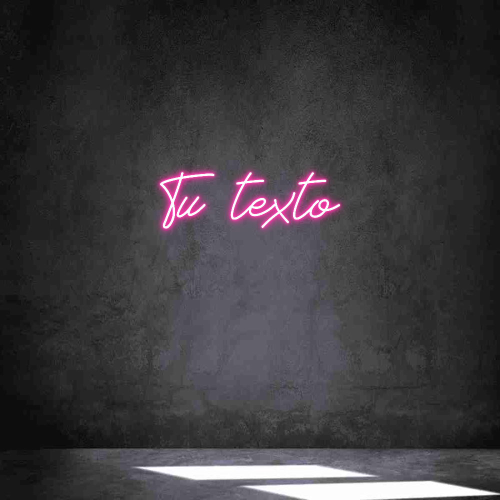 Neon personalizado: Tu texto