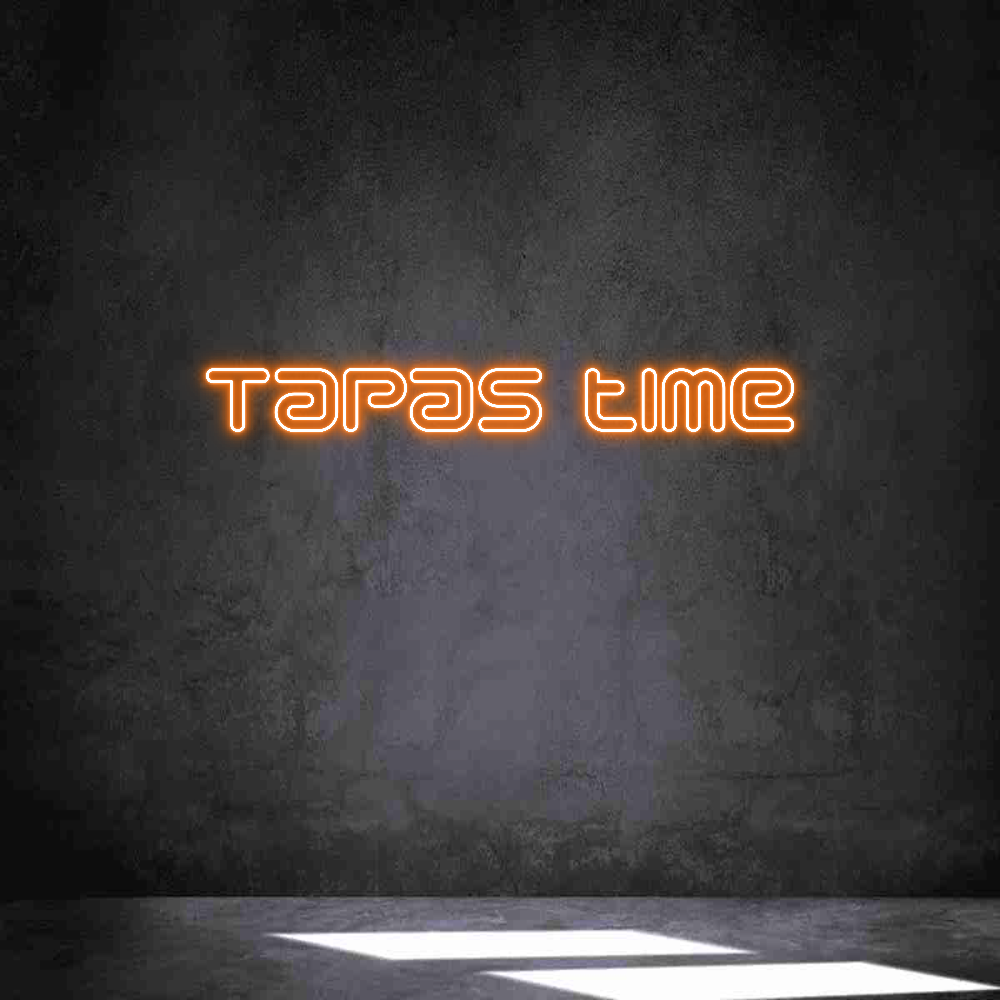 Neon personalizado: Tapas time