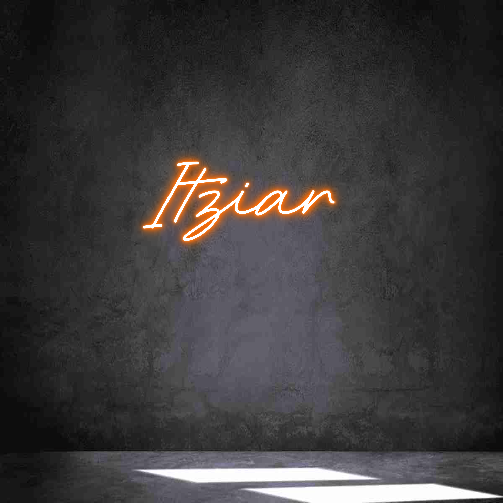 Neon personalizado: Itziar