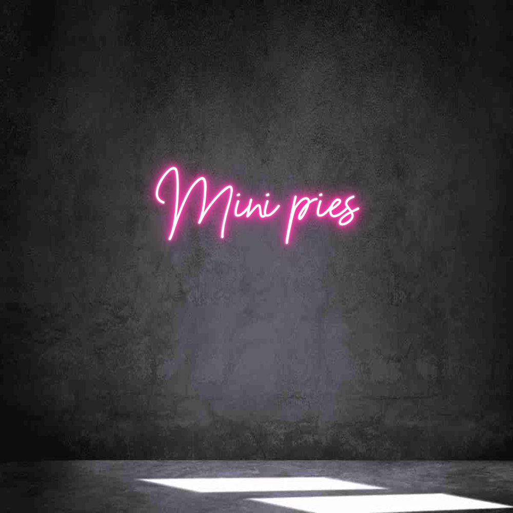 Neon personalizado: Mini pies