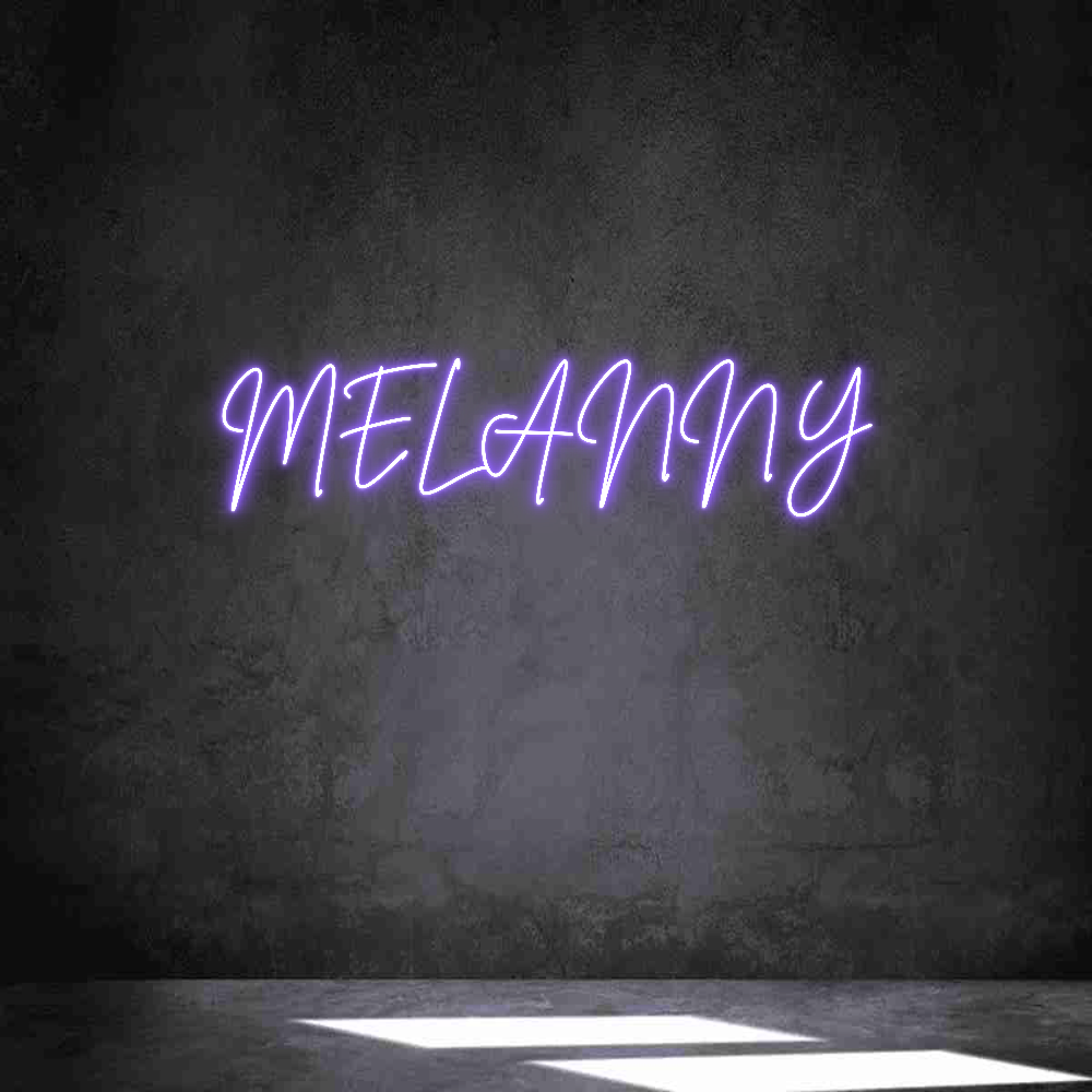 Neon personalizado: MELANNY