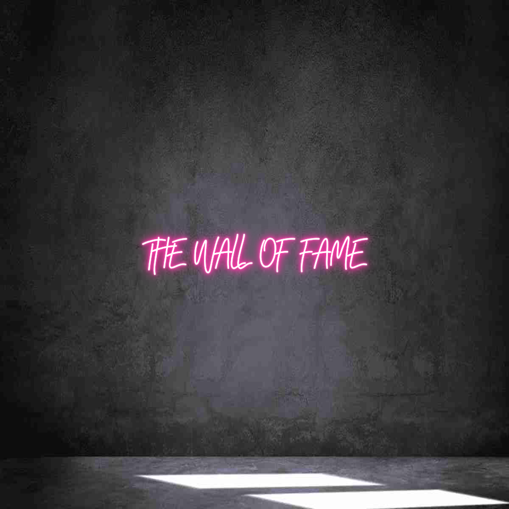 Neon personalizado: THE WALL OF F...
