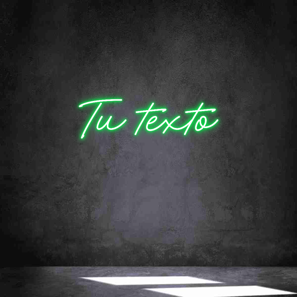 Neon personalizado: Tu texto
