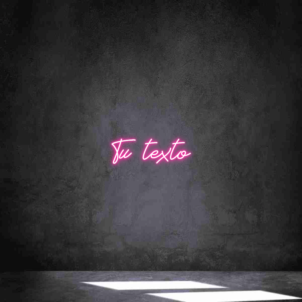 Neon personalizado: Tu texto