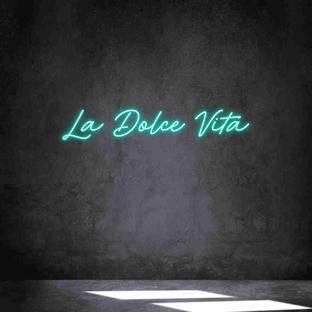 Neon personalizado: La Dolce Vita