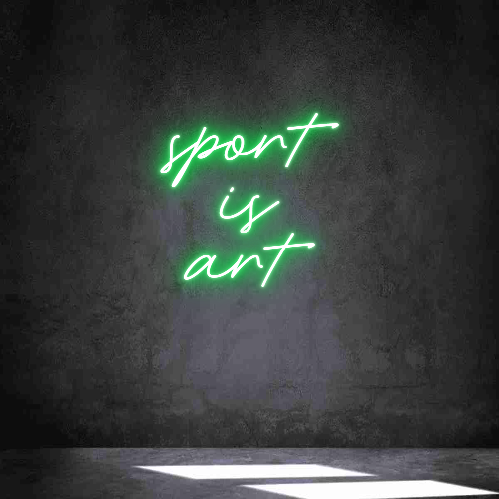 Neon personalizado: sport
is
art