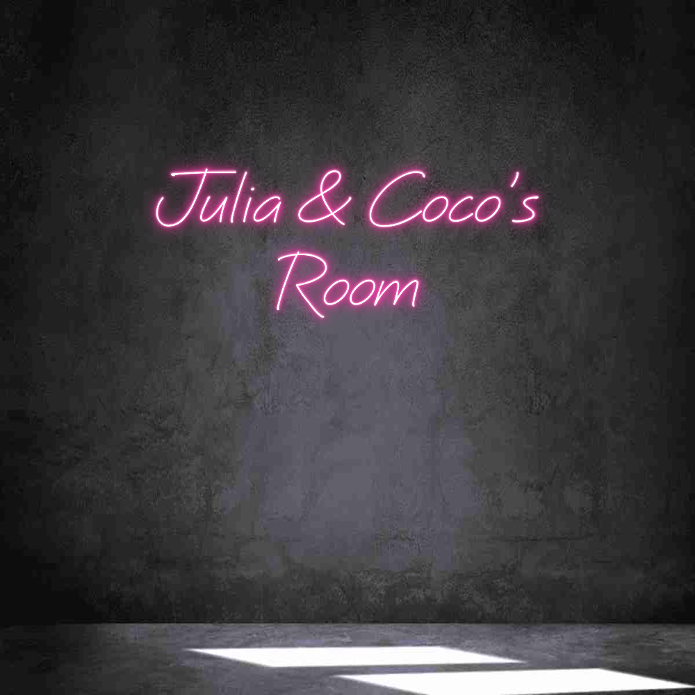 Neon personalizado: Julia & Coco'...