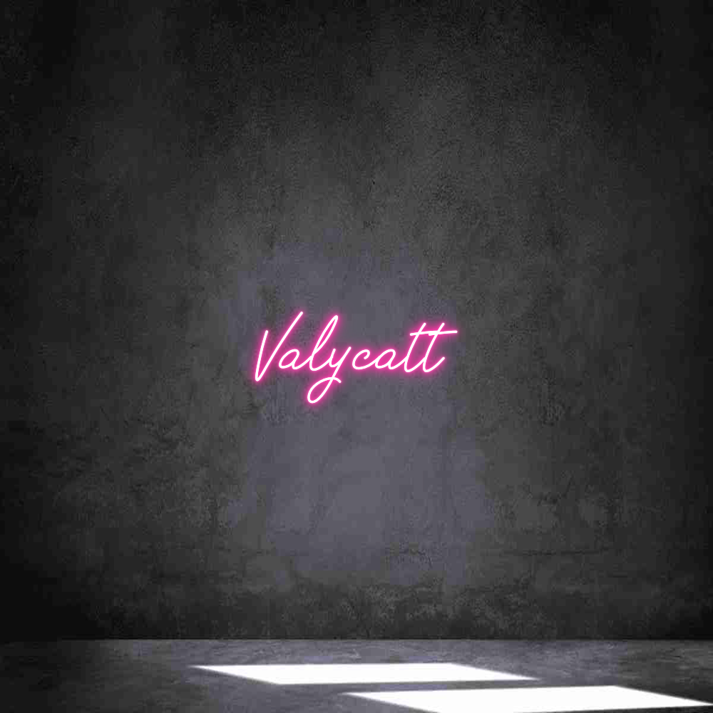Neon personalizado: Valycatt