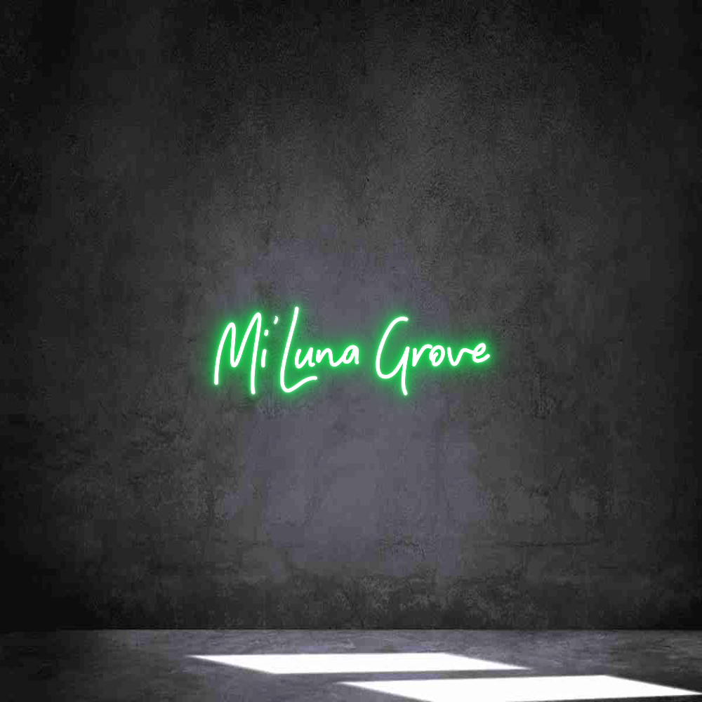 Neon personalizado: Mi’Luna Grove