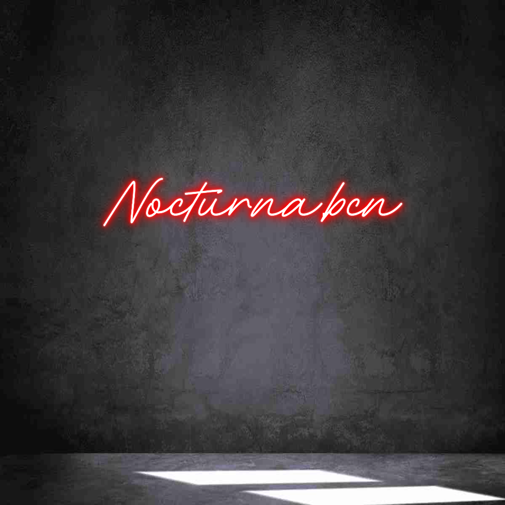 Neon personalizado: Nocturna.bcn