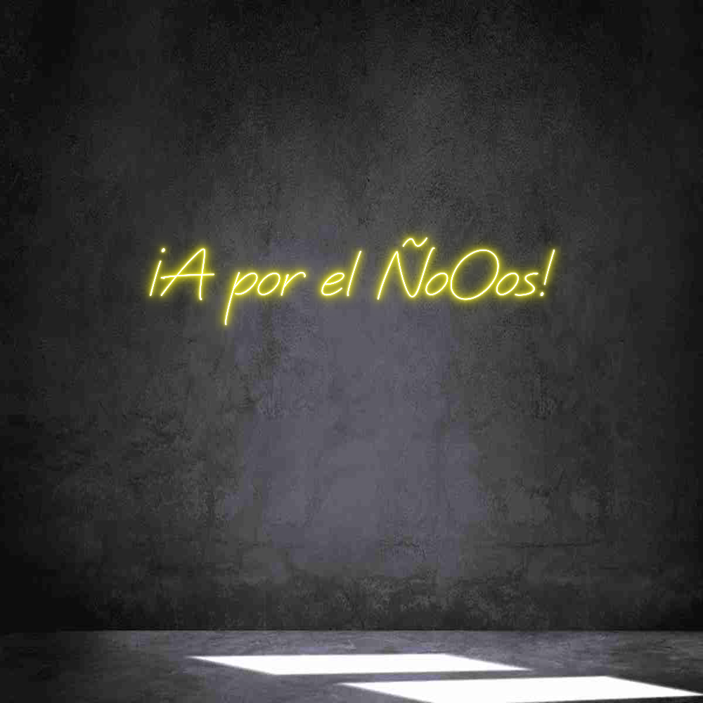 Neon personalizado: ¡A por el ÑoO...