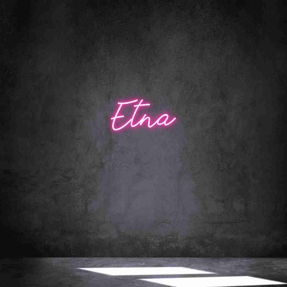 Neon personalizado: Etna