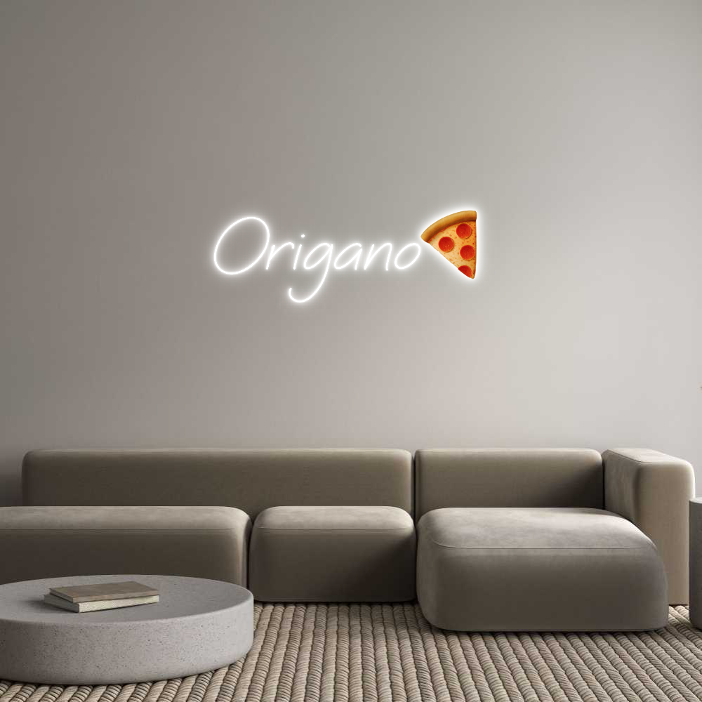 Neon personalizado: Origano🍕