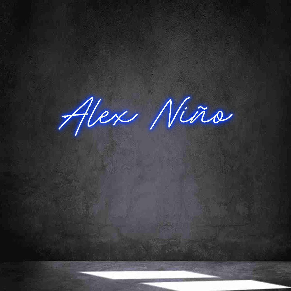 Neon personalizado: Alex Niño