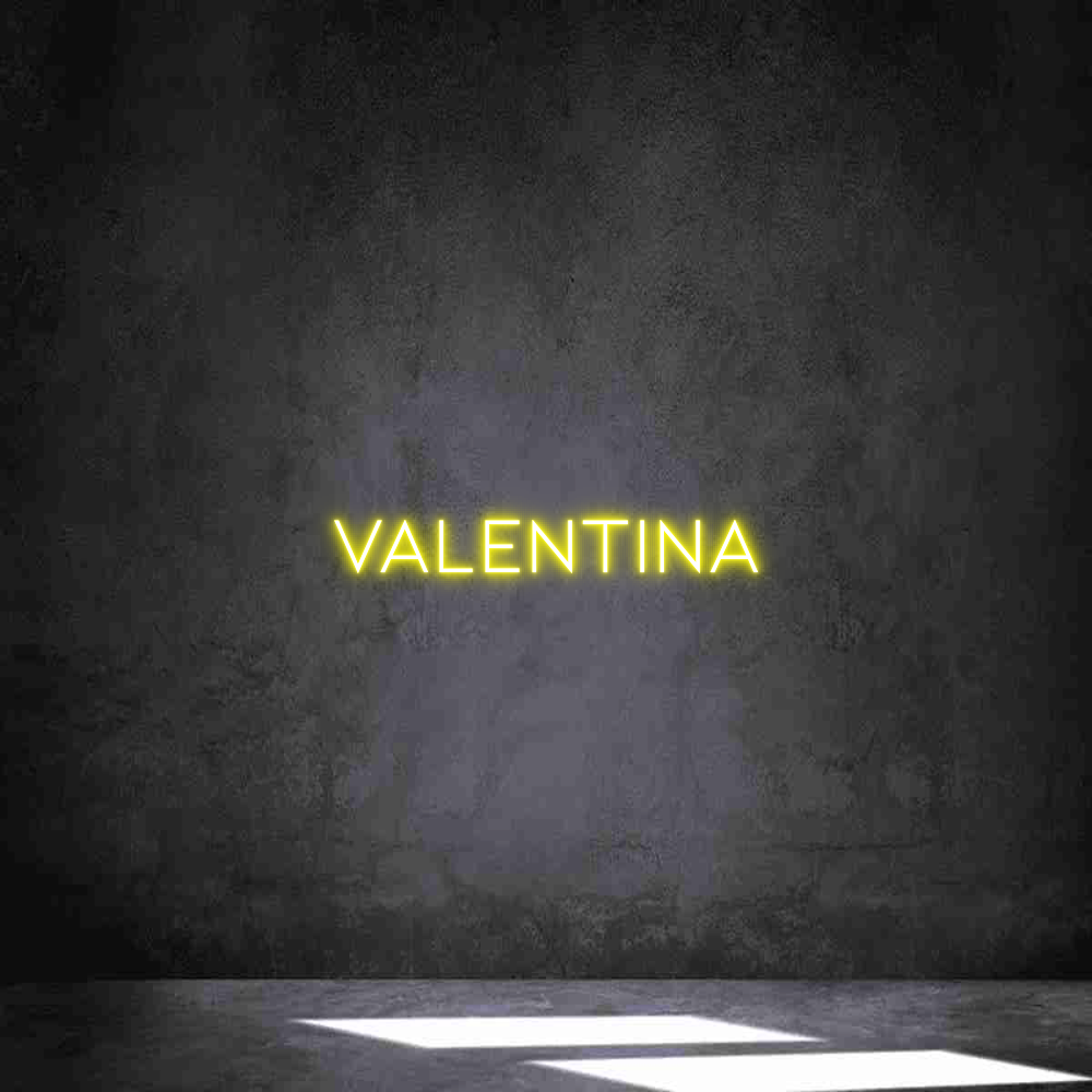 Neon personalizado: VALENTINA