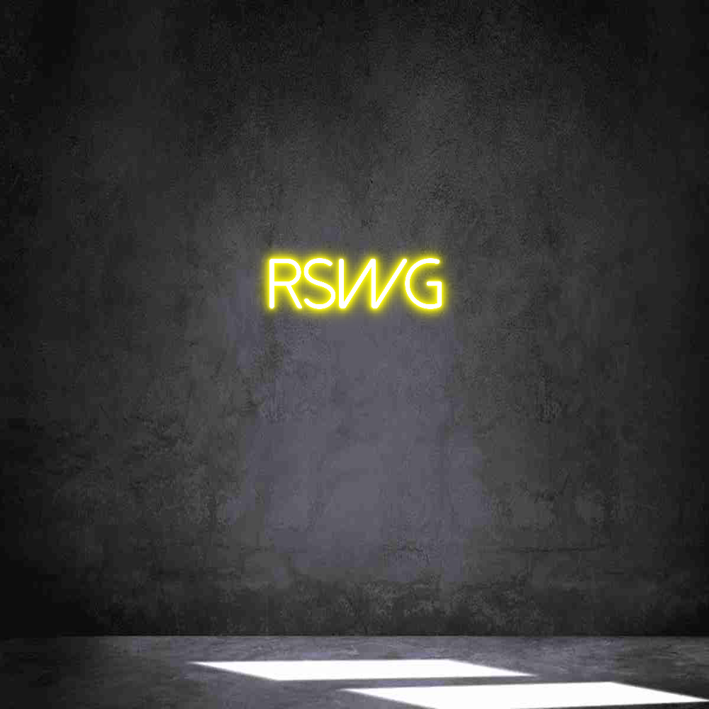 Neon personalizado: RSWG