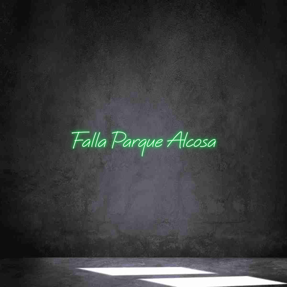 Neon personalizado: Falla Parque ...