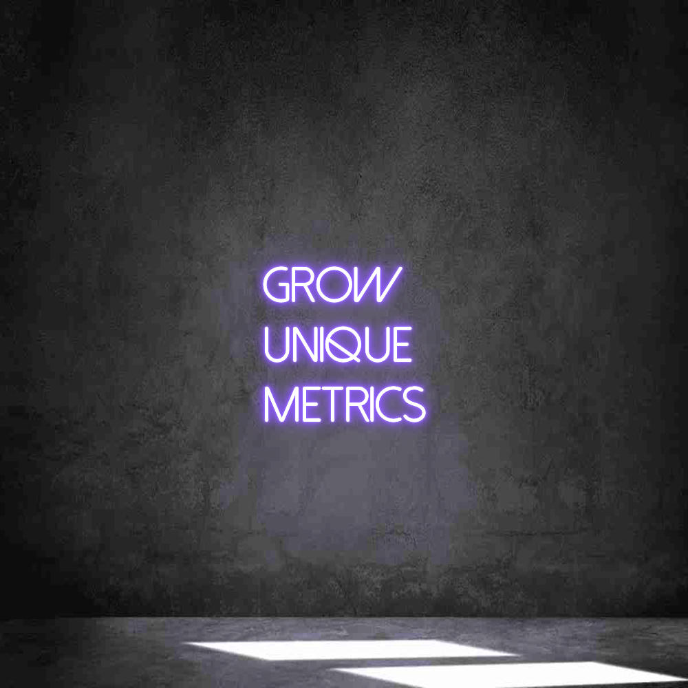 Neon personalizado: GROW
UNIQUE...