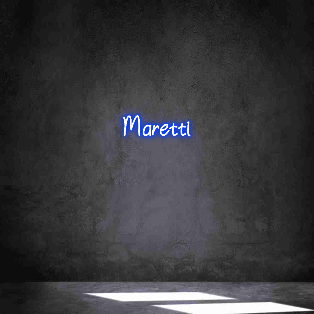 Neon personalizado: Maretti