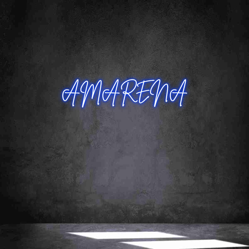 Neon personalizado: AMARENA