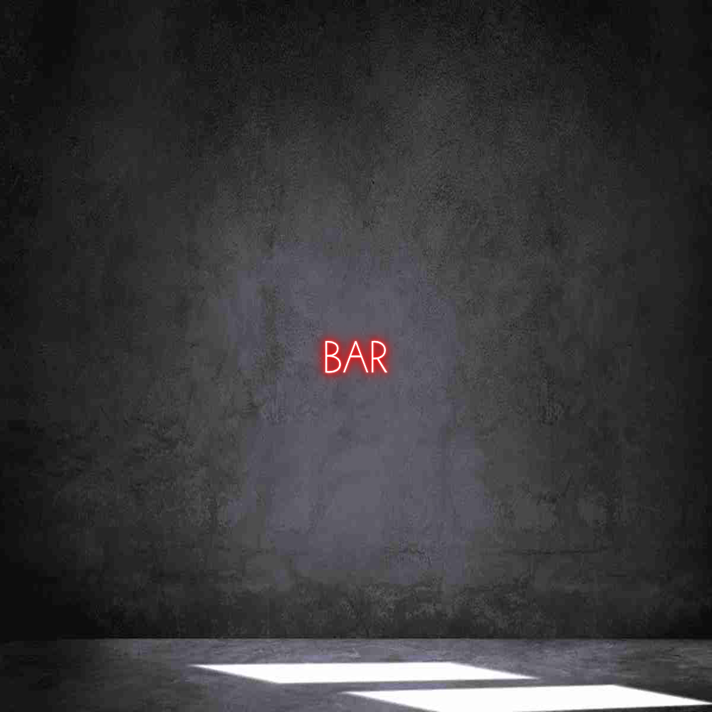 Neon personalizado: BAR