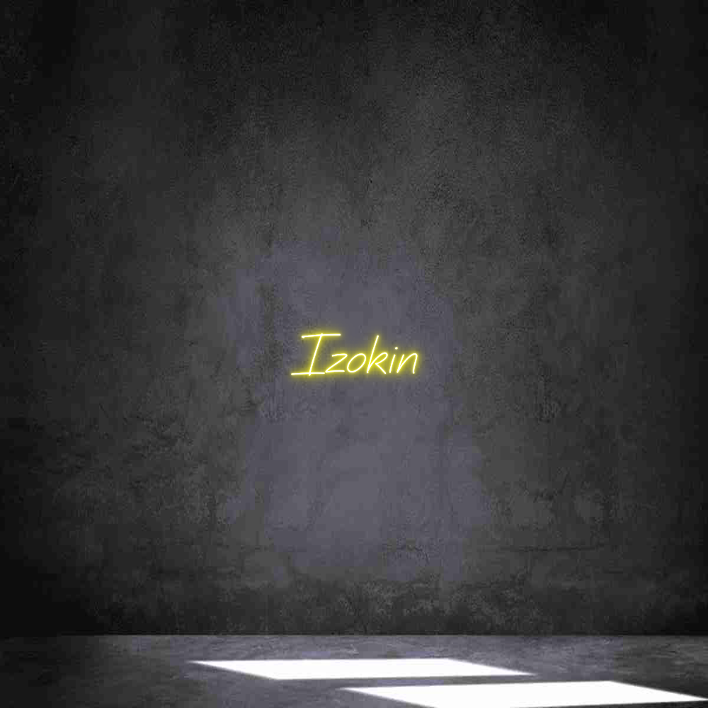 Neon personalizado: Izokin