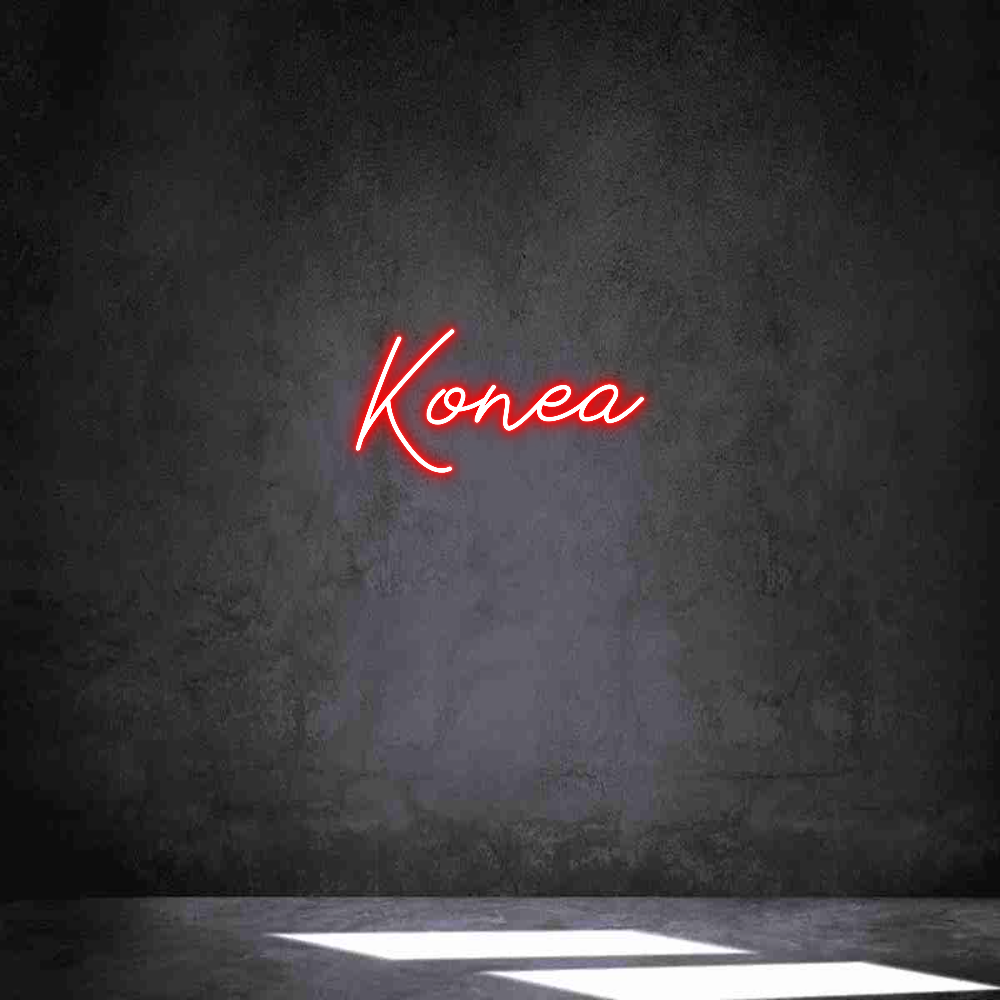 Neon personalizado: Konea