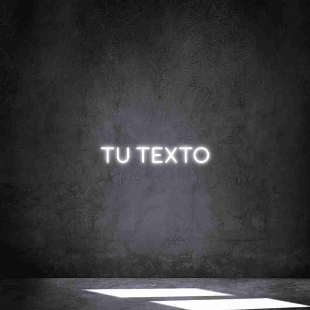 Neon personalizado: Tu texto