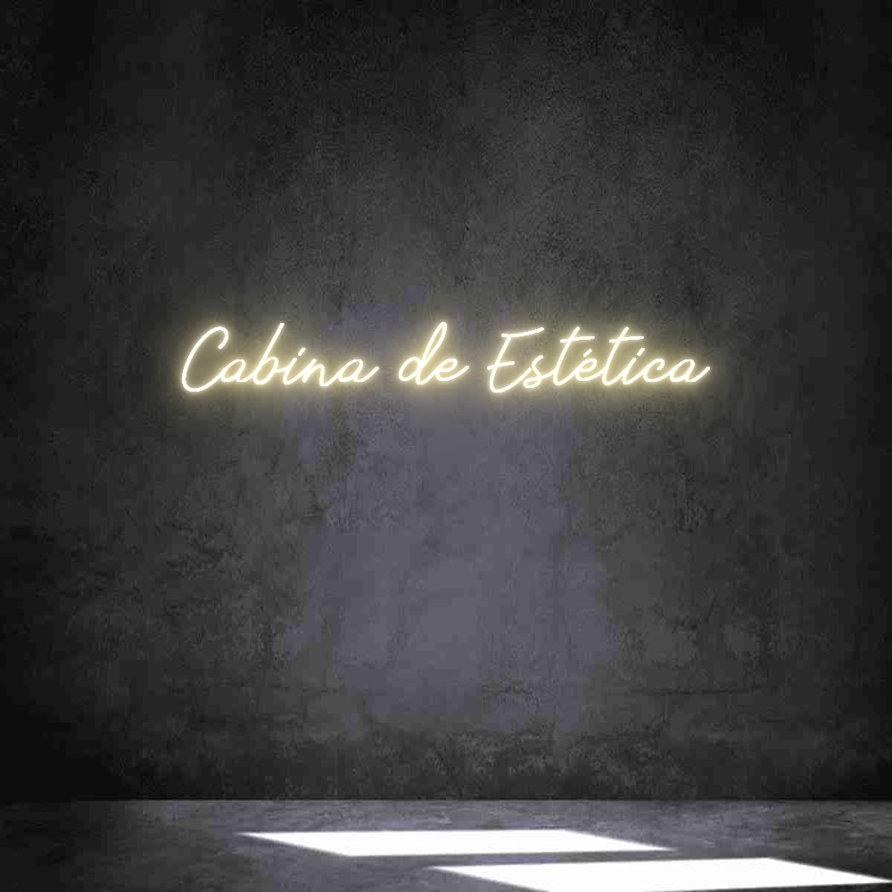 Neon personalizado: Cabina de Est...