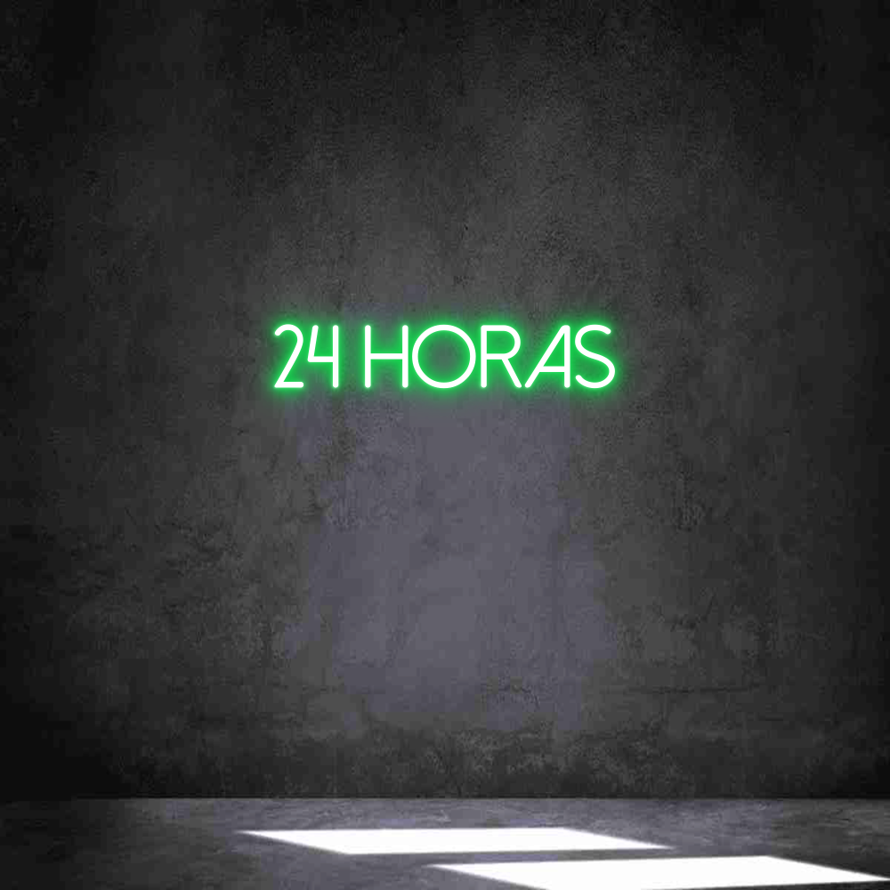 Neon personalizado: 24 horas