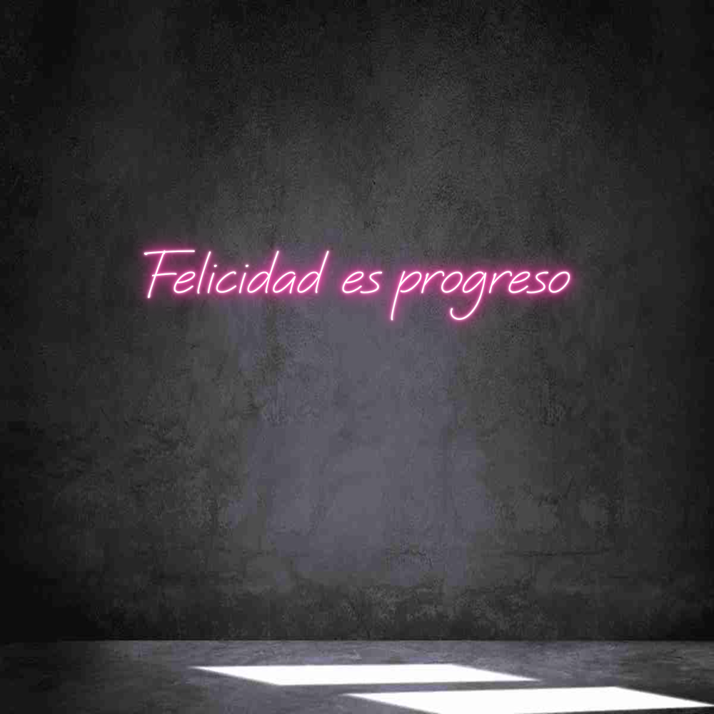 Neon personalizado: Felicidad es ...