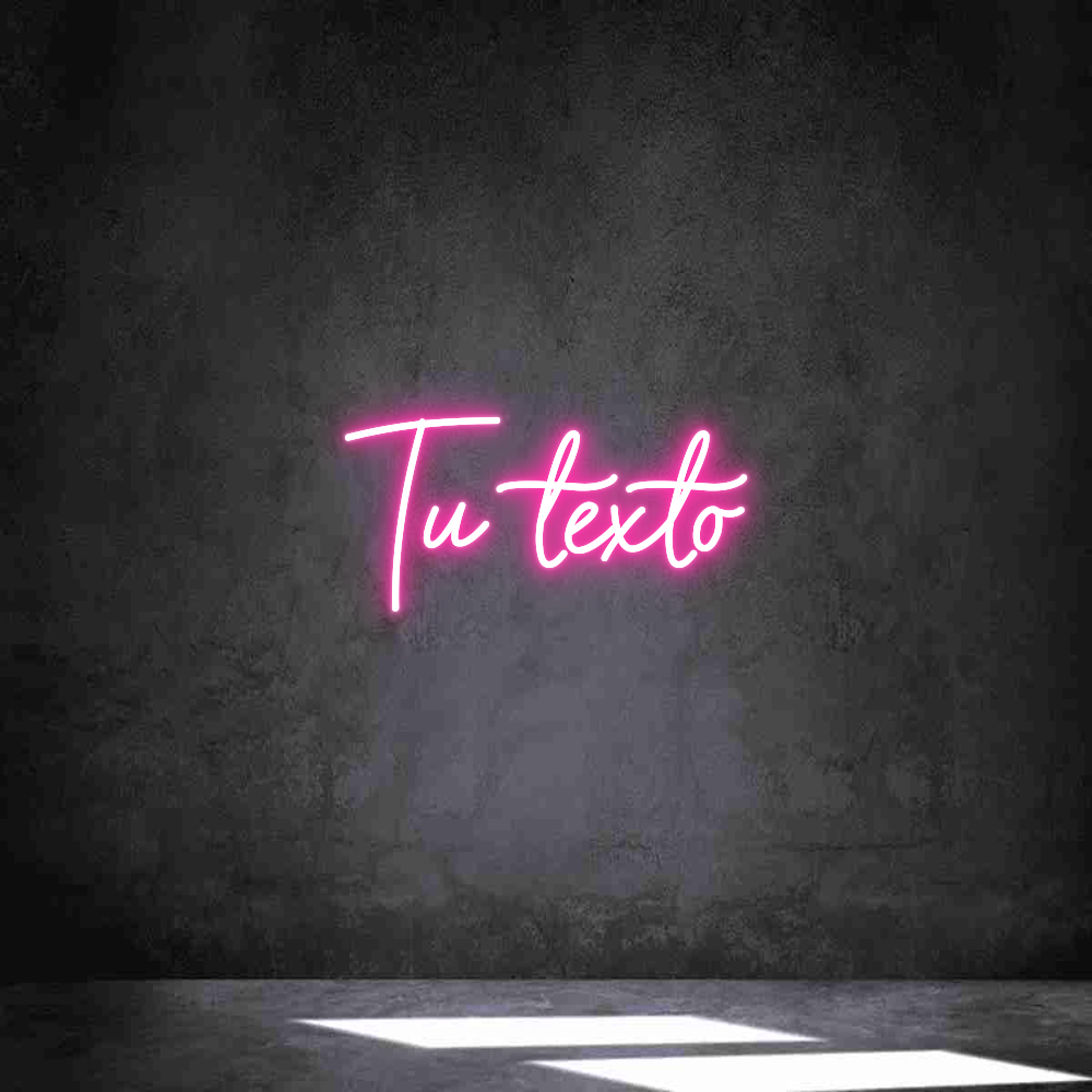 Neon personalizado: Tu texto