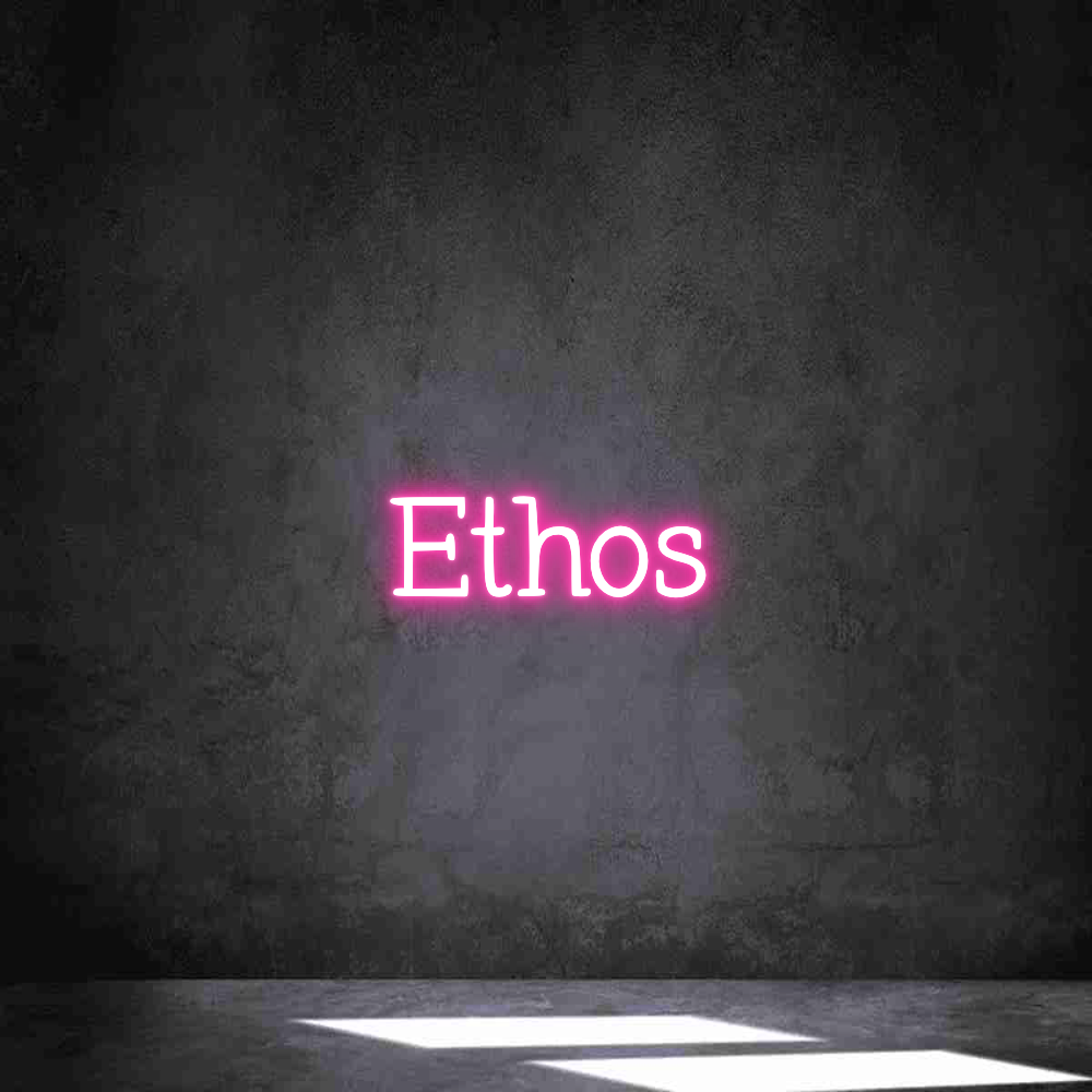 Neon personalizado: Ethos